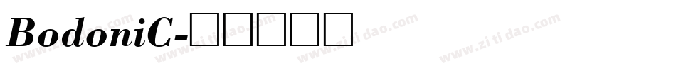 BodoniC字体转换