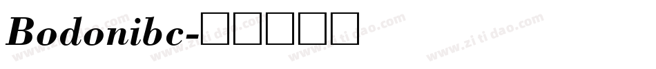 Bodonibc字体转换