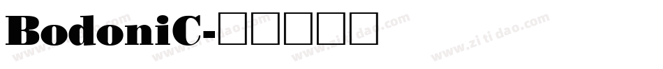 BodoniC字体转换