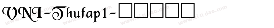 VNI-Thufap1字体转换