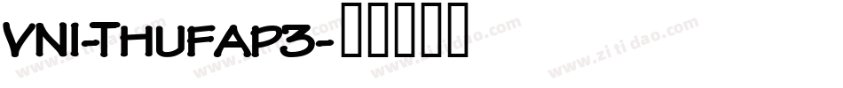 VNI-Thufap3字体转换