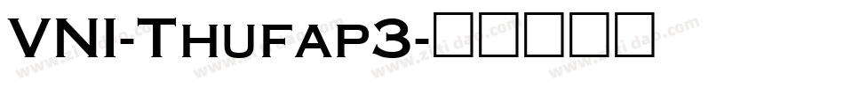 VNI-Thufap3字体转换