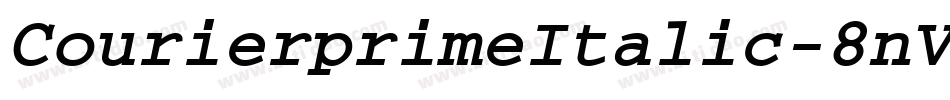 CourierprimeItalic-8nVD字体转换