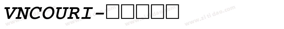 VNCOURI字体转换