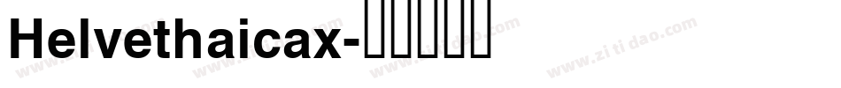 Helvethaicax字体转换