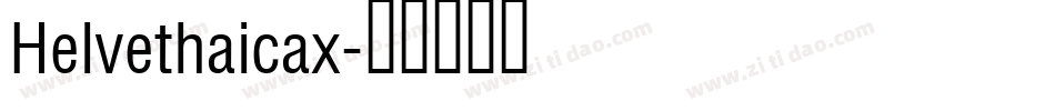 Helvethaicax字体转换