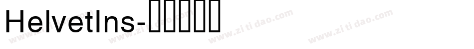 HelvetIns字体转换 HelvetIns字体转换