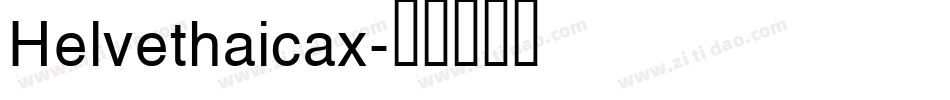 Helvethaicax字体转换
