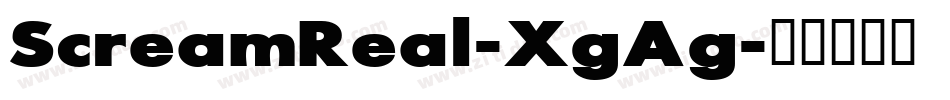 ScreamReal-XgAg字体转换