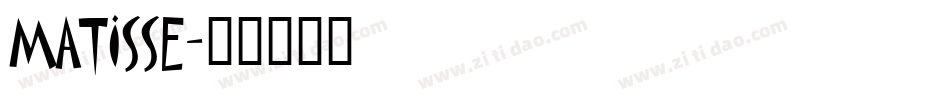 MATISSE字体转换