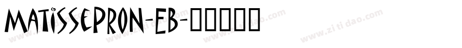 MatisseProN-EB字体转换