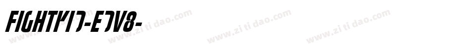 FightKid-EdV8字体转换