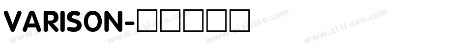 VARISON字体转换