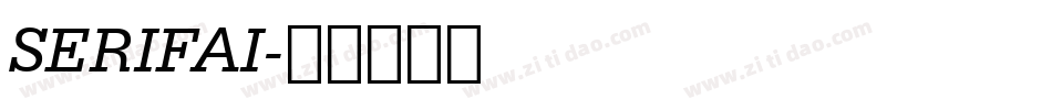 SERIFAI字体转换