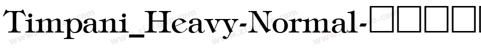 Timpani_Heavy-Normal字体转换