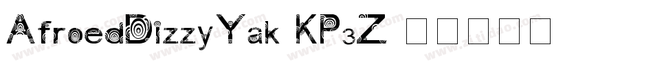AfroedDizzyYak-KP3Z字体转换