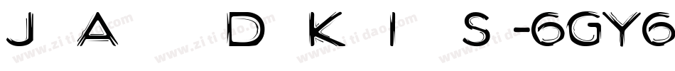 JagAlskarDigKanInteSe-6GY6字体转换