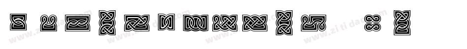 CelticKnots-Bq55字体转换