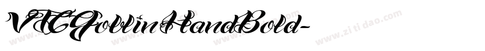 VTCGoblinHandBold字体转换