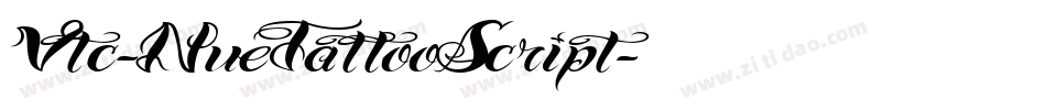 Vtc-NueTattooScript字体转换