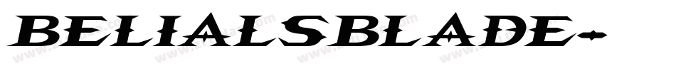 BelialsBlade字体转换