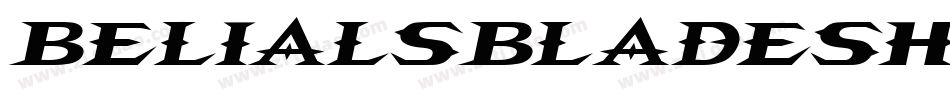 BelialsBladeShadow字体转换