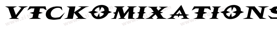 VTCKomixationSCItalic字体转换