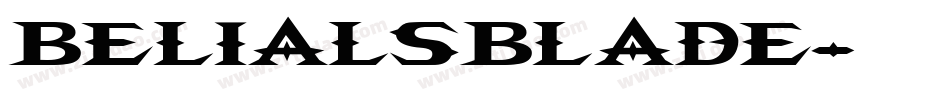 BelialsBlade字体转换