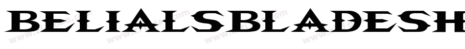 BelialsBladeShadow字体转换
