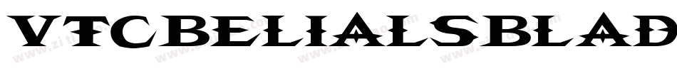VTCBelialsBladeItalic字体转换