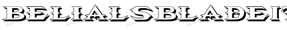 BelialsBladeItalic字体转换