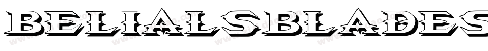 BelialsBladeShadow字体转换