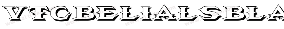 VTCBelialsBladeItalic字体转换