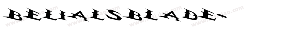 BelialsBlade字体转换