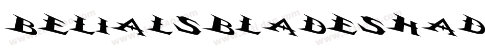 BelialsBladeShadow字体转换