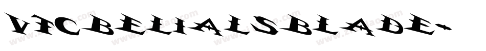 VTCBelialsBlade字体转换