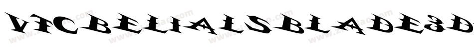 VTCBelialsBlade3d字体转换