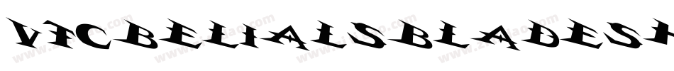 VTCBelialsBladeShadow字体转换