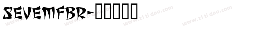SEVEMFBR字体转换