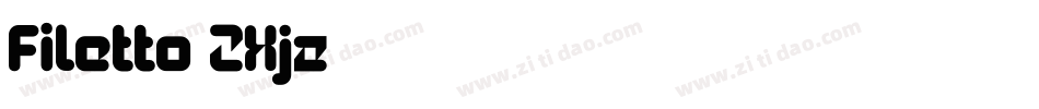 Filetto-ZXjz字体转换