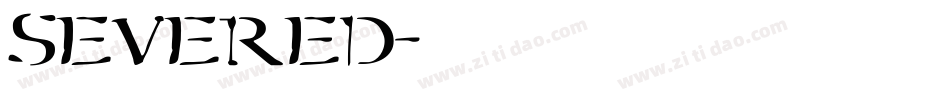 Severed字体转换