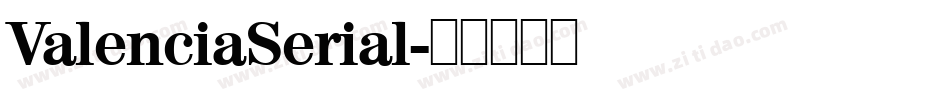 ValenciaSerial字体转换