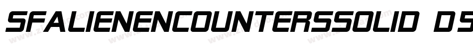 SfAlienEncountersSolid-d5BR字体转换