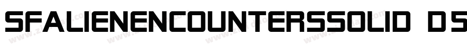 SfAlienEncountersSolid-d5BR字体转换