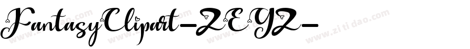 FantasyClipart-ZEGZ字体转换