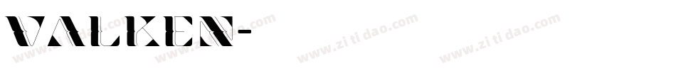 Valken字体转换