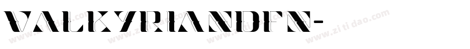 Valkyriandfn字体转换
