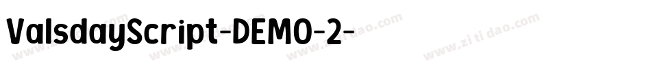 ValsdayScript-DEMO-2字体转换