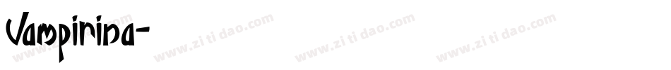 Vampirina字体转换