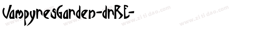 VampyresGarden-drRE字体转换
